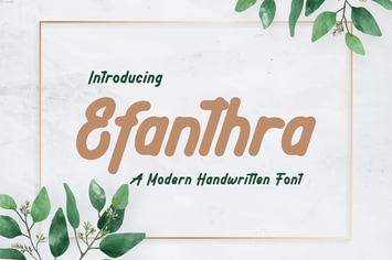 Efanthara Handwritten Font