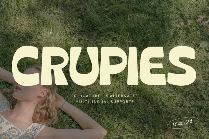 Crupies - Bold Reverse Contrast Font