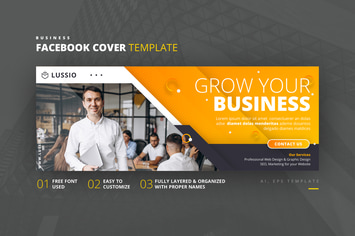 Business Facebook Cover Template