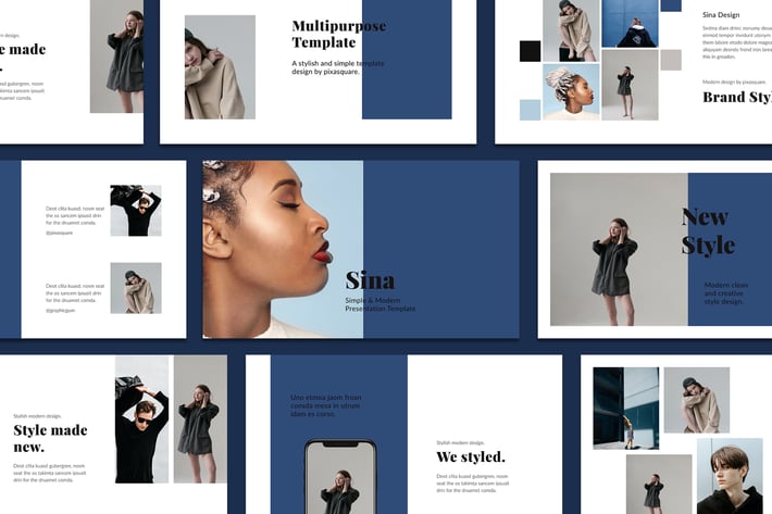 SINA - Powerpoint Style Template