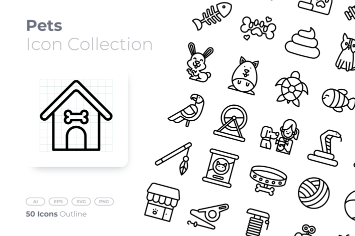 Pets Outline Icon