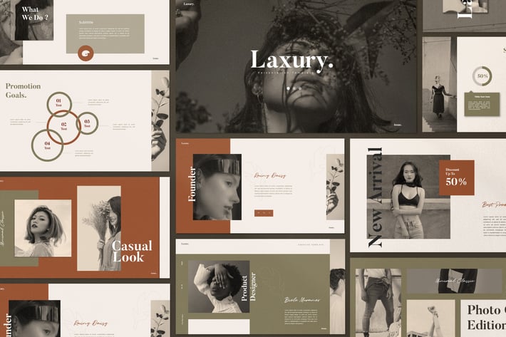 LAXURY - Lookbook Fashion Keynote Creative