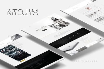 Milota — Modern Personal/Studio Portfolio