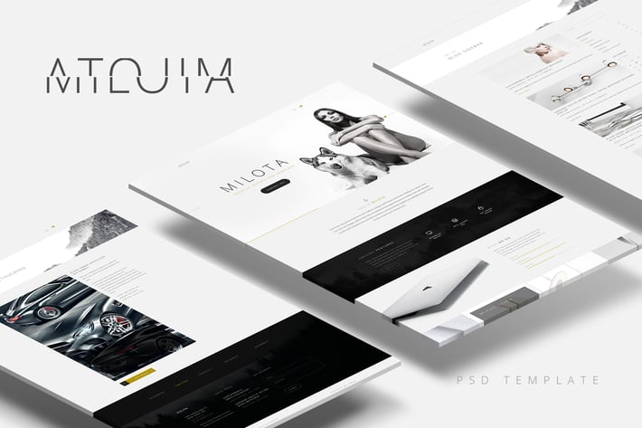 Milota — Modern Personal/Studio Portfolio
