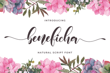 Beneficha - Natural Script