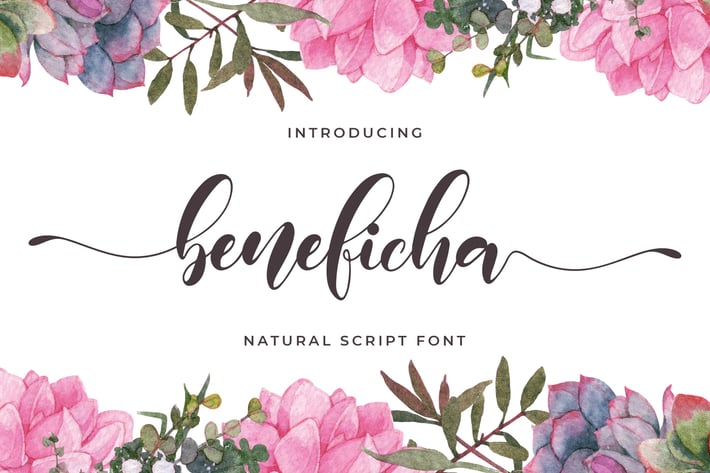 Beneficha - Natural Script