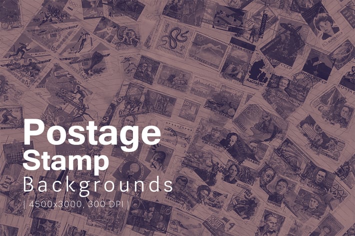 Postage Stamp Backgrounds