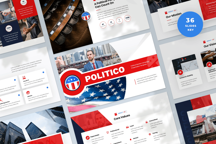 Political Election Campaign Keynote Template