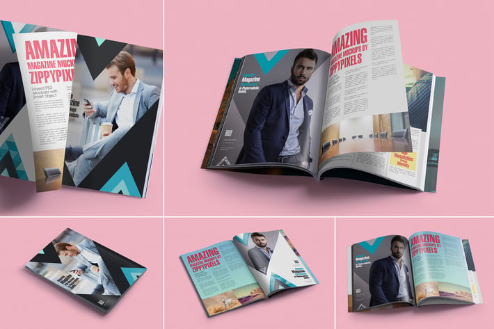 Magazine Spread Mockups