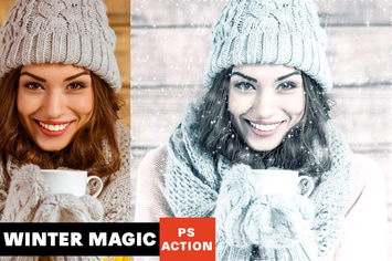 Winter Magic Photoshop Action