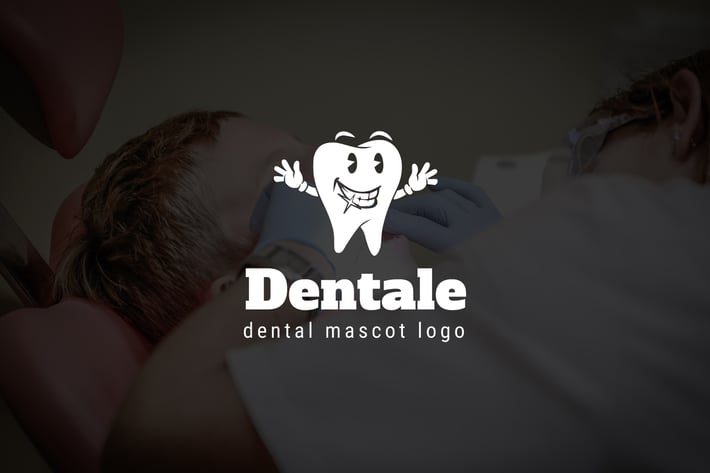 Dentale : Dental Mascot Logo