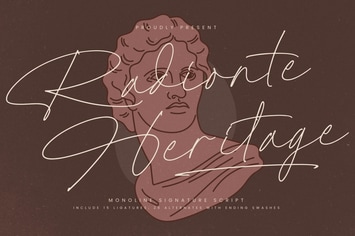 Radionte Heritage Monoline Signature Script