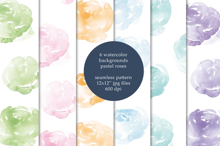 Watercolor seamless backgrounds
