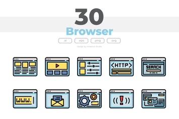 30 Browser Icons
