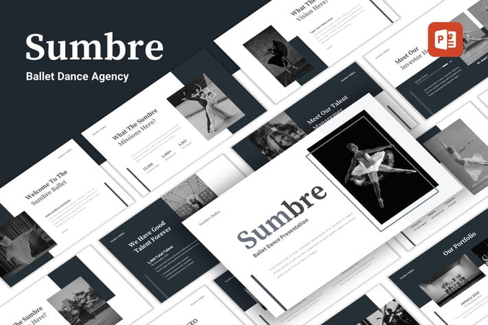 Sumbre - Ballet Dance PowerPoint Template
