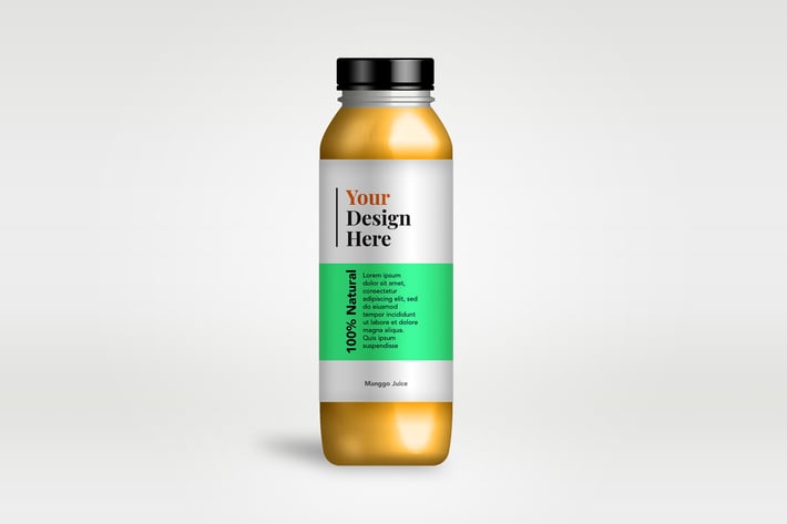 YDM Bottle Glass Mockup