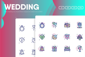 Wedding Icon Pack