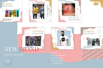 New Brand - Social Media Kit