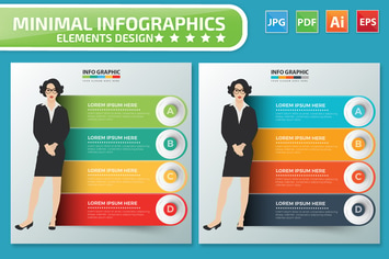 Woman Infographics design