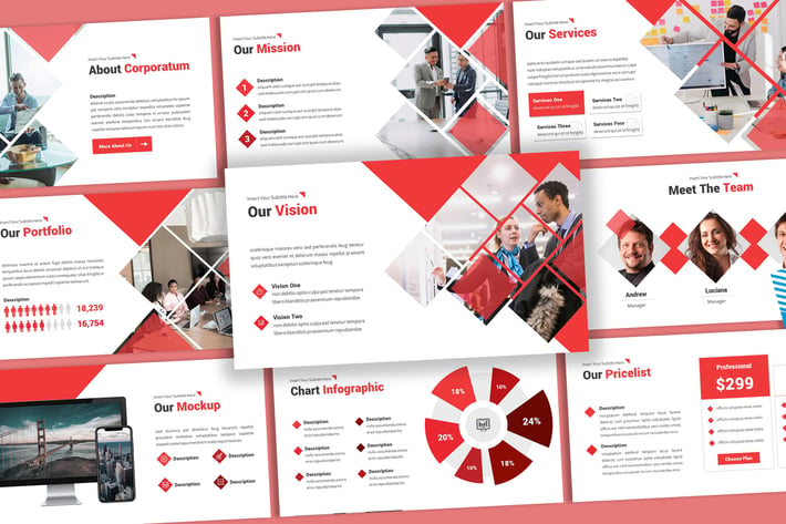 Corporatum - Annual Report Keynote Template