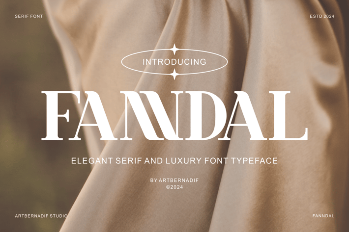 Fanndal - Elegant Serif And Luxury Font Typeface