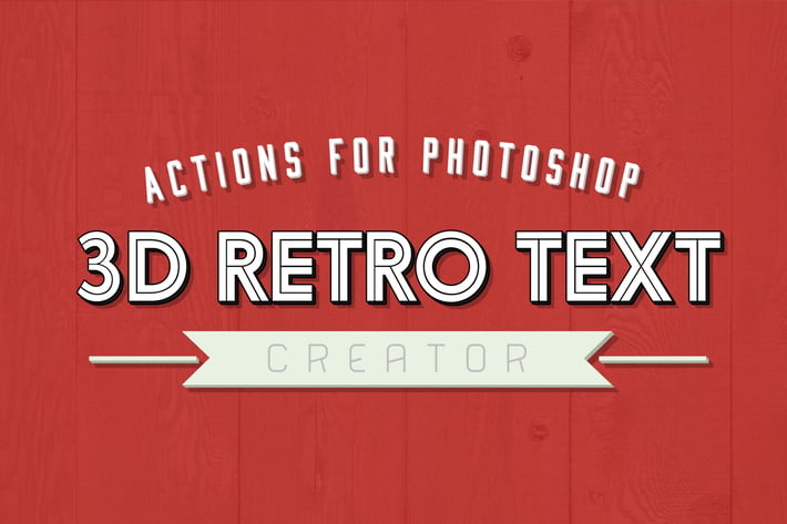 3D Retro Text Creator
