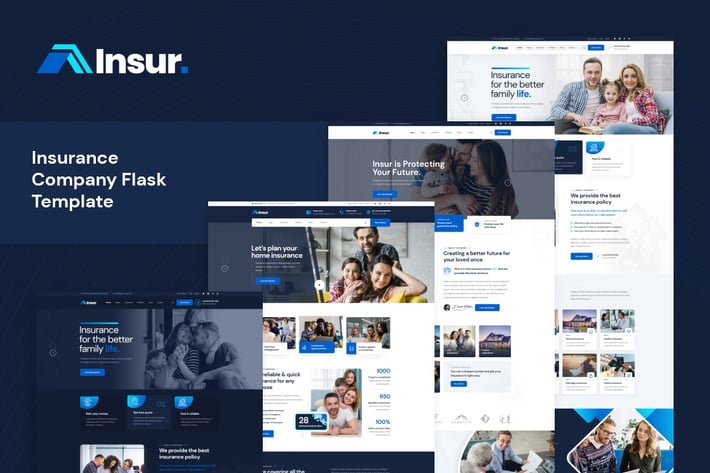 Insur - Insurance Company Flask Template