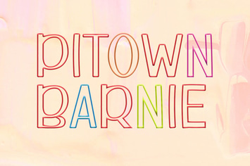 Pitown Barnie - Hollow Font