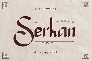 Serkan – A Celtic font