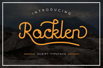 Rocklen - Monoline Script
