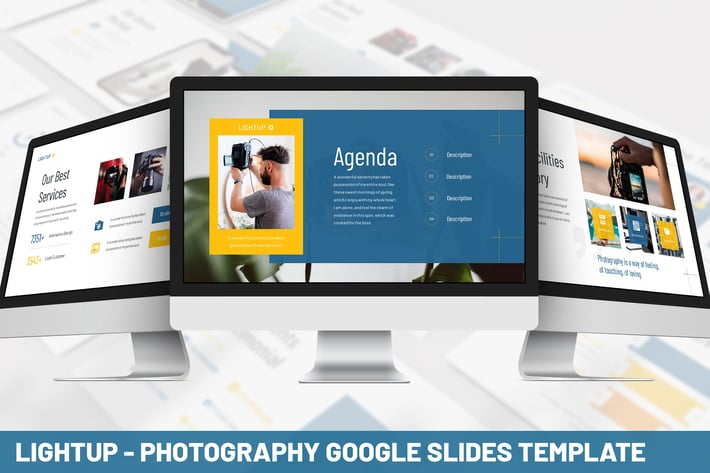 Lightup - Photography Google Slides Template