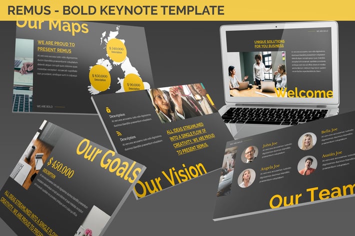 Remus - Bold Keynote Template