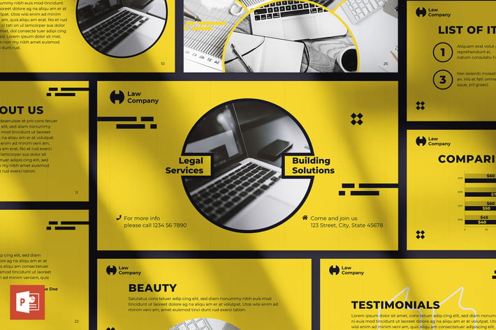 Legal Services PowerPoint Presentation Template