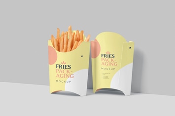 Fries Box Mockups