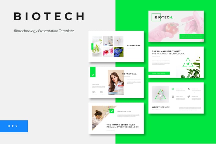 Biotech - Biotechnology Keynote Template
