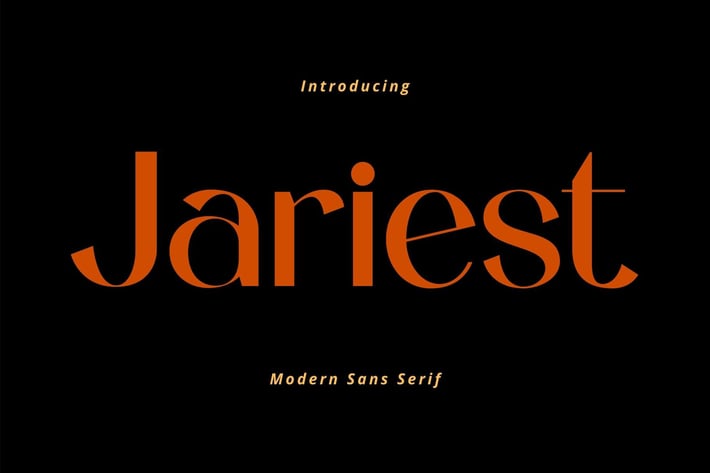Jariest-Modern Sans Serif