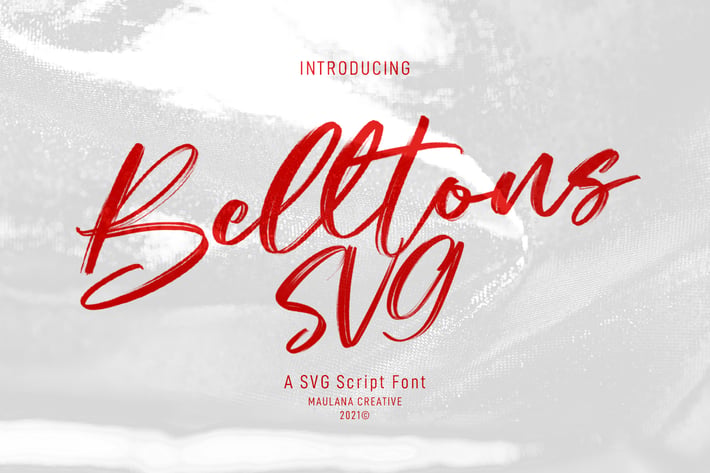 Belltons Brush Font