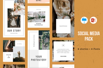 Instagram Powerpoint and Keynote Template