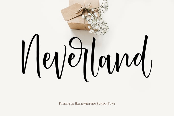 Neverland Handwritten Script Font