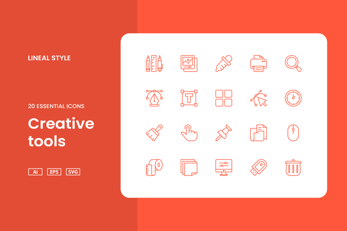 Creative Tools - Icon Set