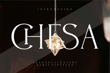 CHESA Elegant Ligature Serif Typeface