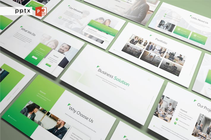 BUSINESS SOLUTIONS - Powerpoint  V248