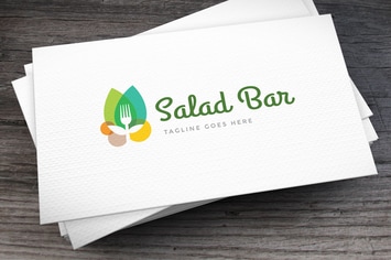 Salad Bar Logo Template