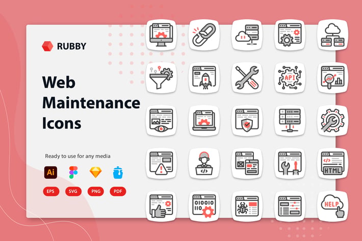 Rubby - Web Maintenance Icons