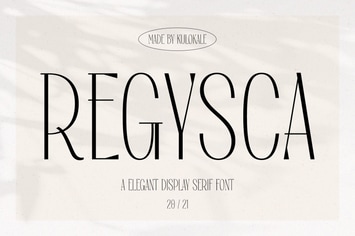 Regysca Elegant Modern Serif Font