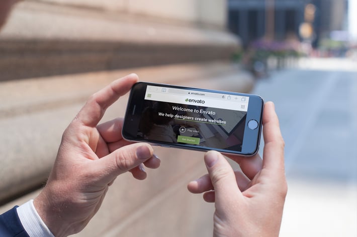 iPhone 6S Street Mockup 4 of 8