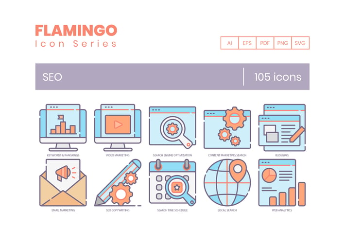 105 SEO Icons