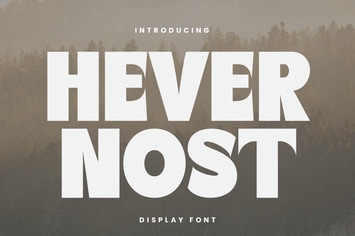 Havernost - Bold Display Font