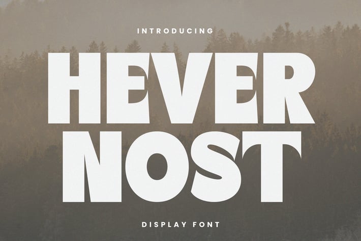 Havernost - Bold Display Font