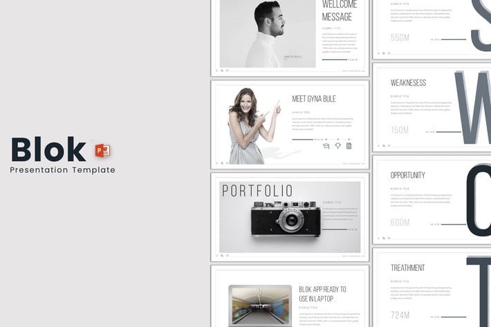 Blok - Powerpoint Template